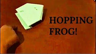 How To Make an Origami Paper Frog