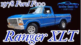 1978 Ford F100 Ranger XLT Short Bed 302, Auto, A C, PS, PB, Survivor Classic Cars video for customer