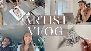 Artist Vlog - SO Much to Catch Up on!