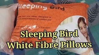 Sleeping Bird White My Neck Pro Fibre Pillow, For Home