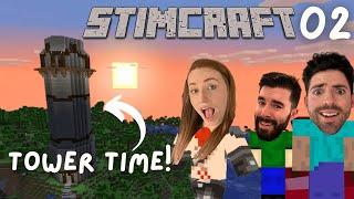 WE EXPLORE A MYSTERIOUS TOWER - Stimcraft Episode 2 ️