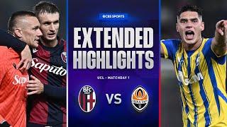 Bologna vs. Shakhtar Donetsk: Extended Highlights | UCL League Phase MD 1 | CBS Sports Golazo