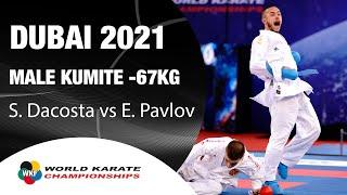 GOLD MEDAL. S. Dacosta - E. Pavlov - 2021 World Championships | WORLD KARATE FEDERATION