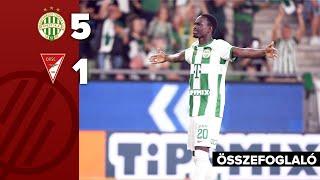 NB I: Ferencváros–Debrecen 5–1 | összefoglaló