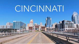 Cincinnati Ohio City Drive 4K - Driving Tour