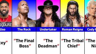 WWE Wrestlers And Their Nicknames