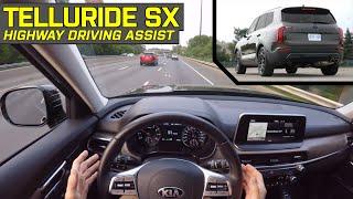 Almost Self-Driving! -  KIA TELLURIDE Highway Driving Assist / Lane Keep Assist POV Test