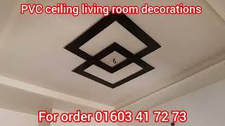 PVC ceiling living room decorations bd | টিনের ঘরে ইন্টেরিয়র ডিজাইন | PVC Panel Ceiling Decorations