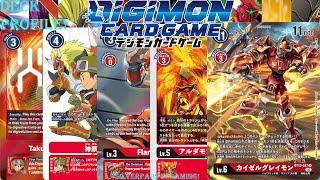 Digimon TCG BT12 Emperor Red Hybrid Deck Profile