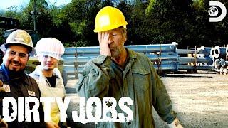 Mike Rowe Has a Hard Time Making Galvanized Steel | Dirty Jobs