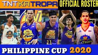 TNT KATROPA UPDATED OFFICIAL ROSTER |PHILIPPINE CUP 2020|ALL FILIPINO LINE UP|TALK and TEXT KATROPA