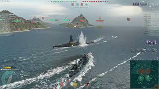 World Of Warships Random Battle Gameplay With RAIMONDO MONTECUCCOLI Cruiser (No Commentary)