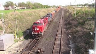 ETR 107 and CP 235 in Windsor, ON. (CPWindsorsub Vault)