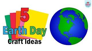 5 Earth Day Craft Ideas #earthday | @CraftStack