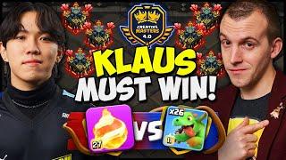 Klaus Tournament Life on the Line! Must WIN to Advance!