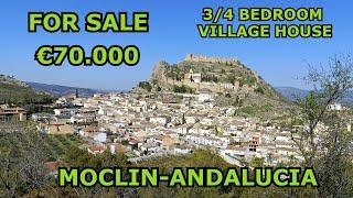 SOLD OUT- Village house to reform in picturesque MOCLIN-GRANADA-ANDALUCIA-Spain