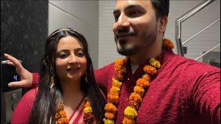 Humne shaadi karli🫣 #vlog #vihaannjasleen #jahaann