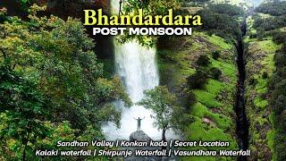 EXPLORE Bhandardara's Hidden Gems in ONE Day | Sandhan Valley | Vasundhara Waterfalls & Scenic Spots