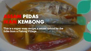 Assam Pedas Ikan Kembong | Assam Fish Recipe | Cooking Kampung Style