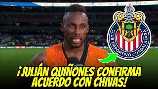 ¡BOMBAZO! Julián QUIÑONES FIRMA con el REBAÑO SAGRADO | ultimas noticias del chivas hoy