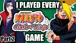 I Played EVERY Naruto Clash of Ninja Game In 2022 | Part 2