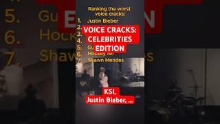 Pt 2: Ranking the worst voice cracks ever #voicecrack #ksi  #shorts #funny #men #viralvideo #memes