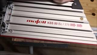 Mafell KSS80 Blade Change and Cross-Cutting with 370 track