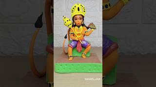 Hanuman ji  DIY Hanuman ji Clay Art idol making  #shorts #hanumanji #clayart #hanuman