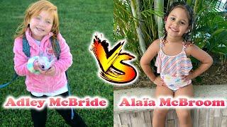 Adley McBride VS Alaïa McBroom (The ACE Family) Stunning Transformation | From Baby To Now Years Old