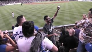 Fan Gets Andre Ethier Home Run - Dodger Stadium 9-1-12