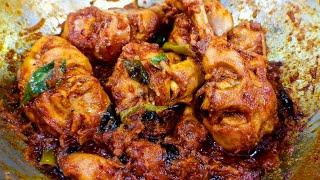 NEW STYLE Chicken Sukka Masala | Masala Chicken Sukka Recipe | Swarn Rasoi | Chicken Masala Curry