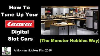 How To Tune Up Your Carrera Digital Slot Cars (The Monster Hobbies Way)!