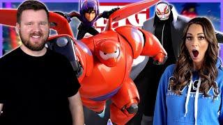 My wife gets EMOTIONAL reacting to BIG HERO 6 for the FIRST time