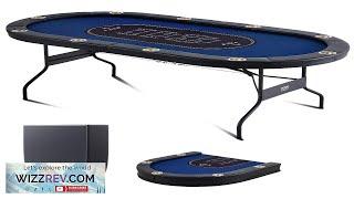 VEVOR 10 Player Foldable Poker Table Blackjack Texas Holdem Poker Table Review