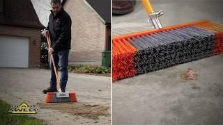 Blade Sweep: the BEST outdoor push broom for rough surfaces