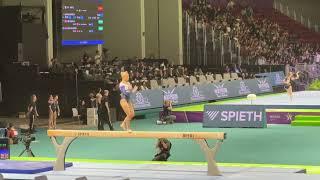 Ruby Evans Beam - 2024 European Championships Qualifications