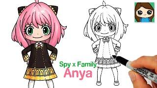 How to Draw Anya Forger | Spy x Family Anime