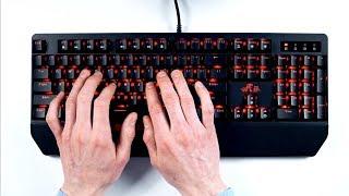 ASMR Mechanical keyboard (click! clack!)