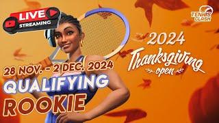 Tennis Clash 2024 Thanksgiving Open Rookie Qualifying Round [November-December 2024]