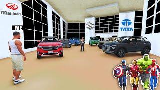 Franklin Stealing Every INDIAN CARS From SHOWROOM INDIAN BIKES DRIVING 3D | GTA 5 AVENGERS