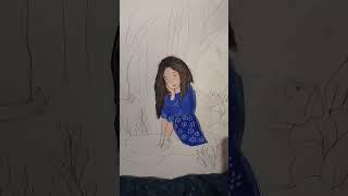 forest girl drawing #wait #cks