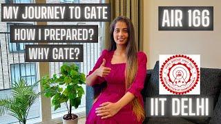 My GATE preparation journey | AIR 166 | IIT Delhi | Software Engineer @Google London