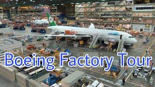 Boeing Everett Factory Tour | Boeing 747, 767, 777 & X & 787 Assembly Line