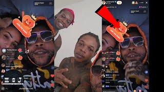 Vybzkartel 1st full tik tok live with wifey look what happened likkle vybz & likkle addi link him up