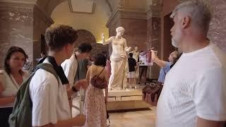 Ancient Sculptures and Architectural Relics at the Louvre