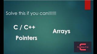 1. Can You Solve This Quiz From Arrays? | C Programming quiz | Array in c programming