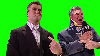 Vince McMahon "product of my semen" green screen