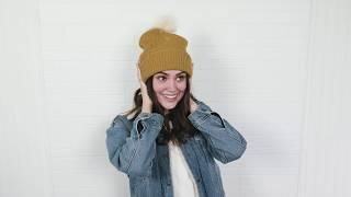 3 DIY Custom Pompom Beanies