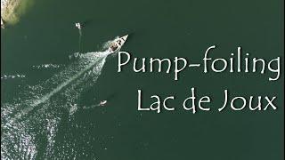 Pumpfoiling with the fisherman on Lac de Joux