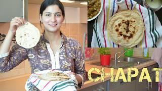 INDISCHES BROT - PFANNEBROT nur mit 3 ZUTATEN - GRUNDREZEPT - Chapati - Roti - indisch Kochen